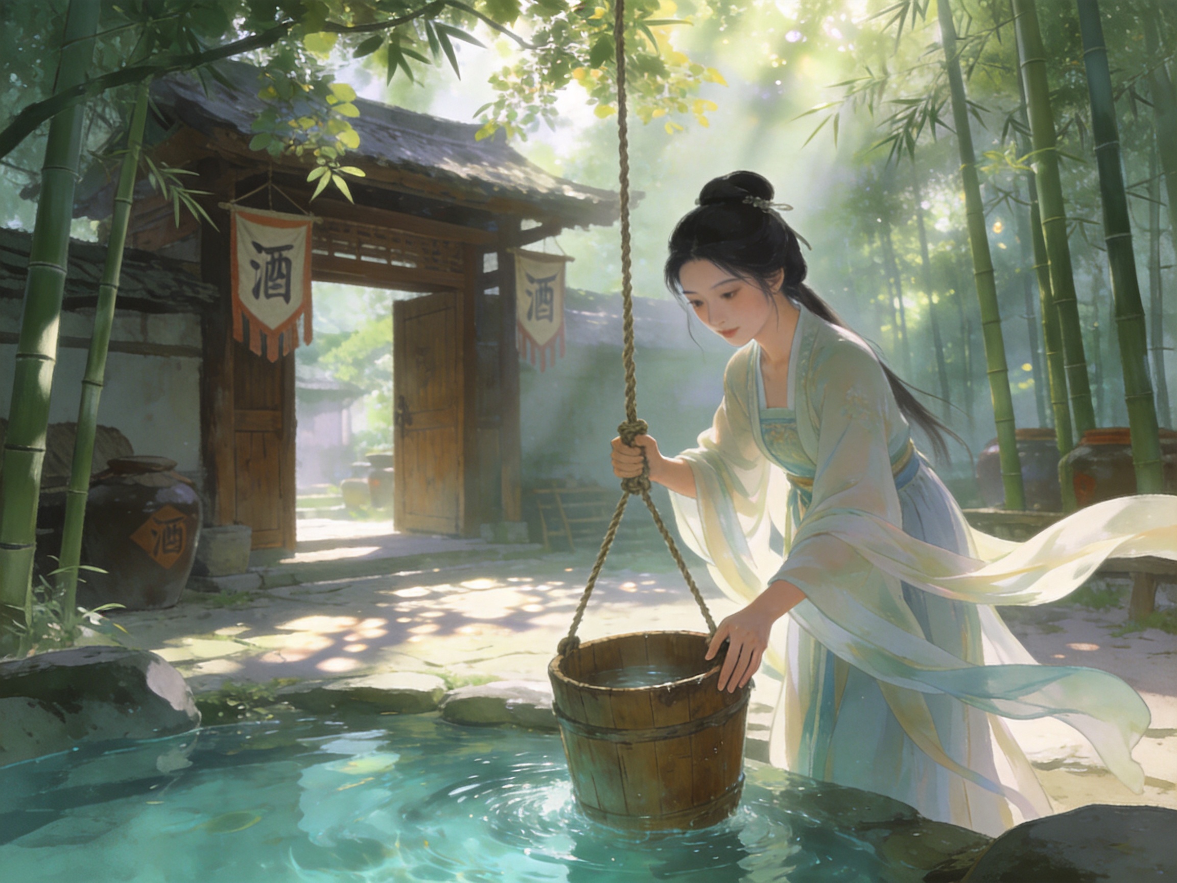 美人泉传说